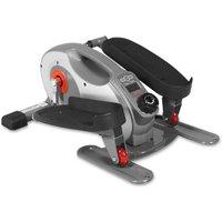 SUNNY HEALTH SF-E324029 Smart Mini Elliptical with Resistance Bands - Grey, Black