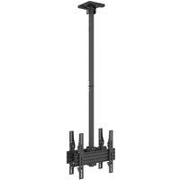 MULTIBRACKETS M PRO Ceiling Mount MBC1UX2 Tilt & Swivel 32 - 65 TV Bracket, Black