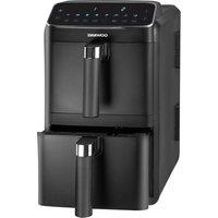 DAEWOO SDA2916GE Dual Basket Air Fryer - Black, Black