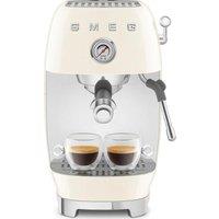SMEG Espresso with Cold Brew ECF03 Coffee Machine Cream, Cream