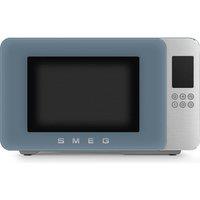 SMEG Collezione MOC01SBMUK Microwave with Grill - Storm Blue, Blue,Black