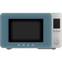 SMEG Collezione MOC02SBMUK Combination Microwave - Storm Blue, Blue