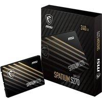 MSI Spatium S270 SATA 2.5" Internal SSD - 240 GB, Black