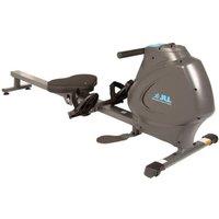 SUNNY HEALTH Multi-Function Premium Smart Bluetooth Rowing Machine - Grey, Black