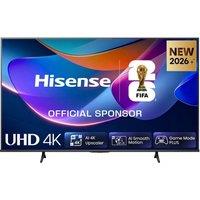 55 HISENSE A6S LED 4K HDR Smart TV with Freely - 55A6STUK, Black