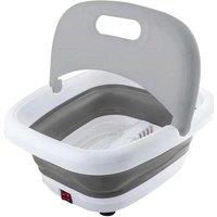 LIFEMAX 1704 Foot spa - Grey & White, Silver/Grey,White