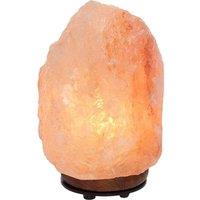 LIFEMAX Pink Himalayan Salt Lamp - Orange & Brown, Orange,Brown