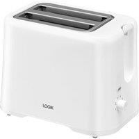 LOGIK L02TW26 2-Slice Toaster - White, White