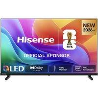 40 HISENSE A5S QLED Full HD HDR Smart TV with Freely - 40A5STUK, Black