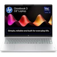 HP OmniBook 3 16" Laptop - IntelCore Ultra 5, 512 GB SSD, Silver, Silver/Grey