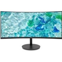 Acer Vero CB342CURJ0 Wide Quad HD 34" Curved VA LCD Monitor - Black, Black