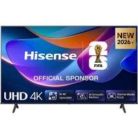 58" HISENSE A6S LED 4K HDR Smart TV with Freely - 58A6STUK, Black