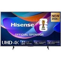65 Hisense A6S LED 4K HDR Smart TV with Freely - 65A6STUK, Black