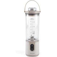 SALTER ActiBoost Portable Blender - Stone, Silver/Grey