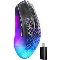 STEELSERIES Aerox 3 Gen 2 RGB Wireless Optical Gaming Mouse - Shadow, Silver/Grey