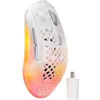 STEELSERIES Aerox 3 Gen 2 RGB Wireless Optical Gaming Mouse - Ghost
