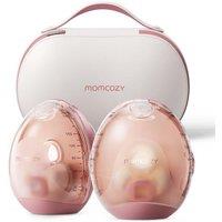MOMCOZY Air 1 Ultra-slim Double Electric Breast Pump - White & Pink