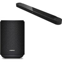 Bose Lifestyle Ultra Soundbar & Wireless Multi-room Speaker Bundle with Amazon Alexa, Black