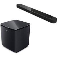 Bose Lifestyle Ultra Soundbar & Lifestyle Ultra Subwoofer Bundle with Amazon Alexa - Black, Black
