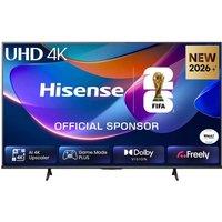 50 HISENSE E6S LED 4K HDR Smart TV with Freely - 50E6STUK, Black