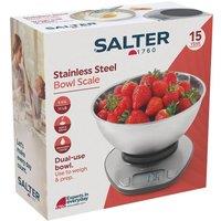 SALTER Kitchen Scale with Bowl - Silver, Silver/Grey