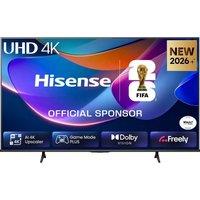 HISENSE E6S LED 4K HDR Smart TV with Freely - 43E6STUK, Black