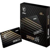 MSI Spatium S270 SATA 2.5" Internal SSD - 480 GB, Black