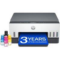 HP Smart Tank 6005 All-in-One Wireless Inkjet Printer, White,Silver/Grey