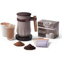 HOTEL CHOCOLAT All-New Velvetiser Drinking Chocolate Machine - Pebble, Brown,Silver/Grey