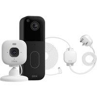 BLINK Home Security Starter Kit with Weather Resistant Power Adapter, White,Black