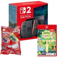 Nintendo Switch 2, Pokmon Pokopia & Mario Kart Backpack Buddies Bundle, Black