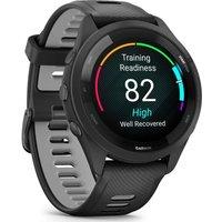 Garmin Forerunner 265 Sports Watch - Powder Grey, 46 mm, Silver/Grey,Black