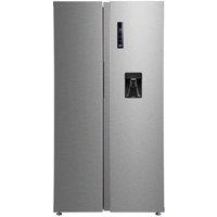 LOGIK LSBSDX26 American-Style Fridge Freezer - Inox, Silver/Grey