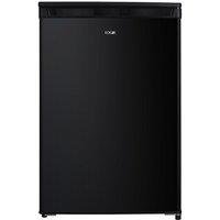 LOGIK LUL55B26 Undercounter Larder Fridge - Black, Black