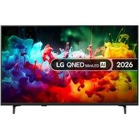 LG QNED72 QNED AI 4K HDR Smart TV 2026 - 43QNED72B6B, Black