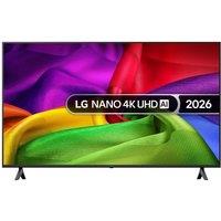 55" LG NU80 LED 4K HDR Smart TV 2026 - 55NU800B6LA, Black