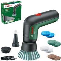 BOSCH UniversalBrush Electric Cleaning Brush Set - Black & Green, Green