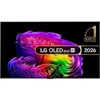 55" LG G6 OLED AI 4K HDR Smart TV 2026 (Wall Mount Version) - OLED55G64LW, Silver/Grey