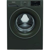 HOTPOINT Anti Stain H 101G UK 10 kg 1400 Spin Washing Machine - Manhattan Grey, Silver/Grey