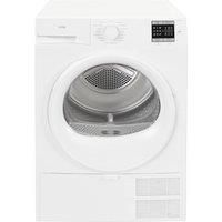 LOGIK LHP8W26 8 kg Heat Pump Tumble Dryer - White, White