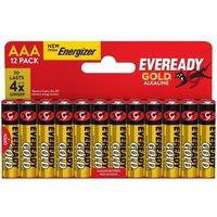 EVEREADY Gold AAA Alkaline Batteries - Pack of 12