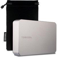 TOSHIBA Canvio Flex Portable Hard drive - 4 TB, Silver, Silver/Grey