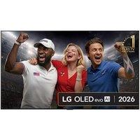 80-84 LG G6 83 OLED AI 4K HDR Smart TV 2026 (Wall Mount Version) - OLED83G64LW, Silver/Grey