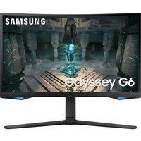 Samsung Odyssey G65B LS27BG650EUXXU Quad HD 27" Curved VA Smart Gaming Monitor - Black, Black
