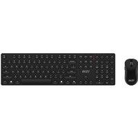 MSI FORGE K210 Wireless Gaming Keyboard & Mouse Set - Black, Black