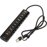 NITRO CONCEPTS 10-port USB-C & USB-A Hub