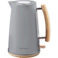 STATESMAN Scandi SKK00153GY Jug Kettle - Brown & Grey, Brown,Silver/Grey
