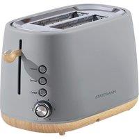 STATESMAN Scandi SKT05090GY 2-Slice Toaster - Brown & Grey, Silver/Grey,Brown