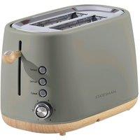 STATESMAN Scandi SKT05090GR 2-Slice Toaster - Brown & Green, Brown,Green