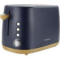 STATESMAN Scandi SKT05090NB 2-Slice Toaster - Brown & Blue, Brown,Blue